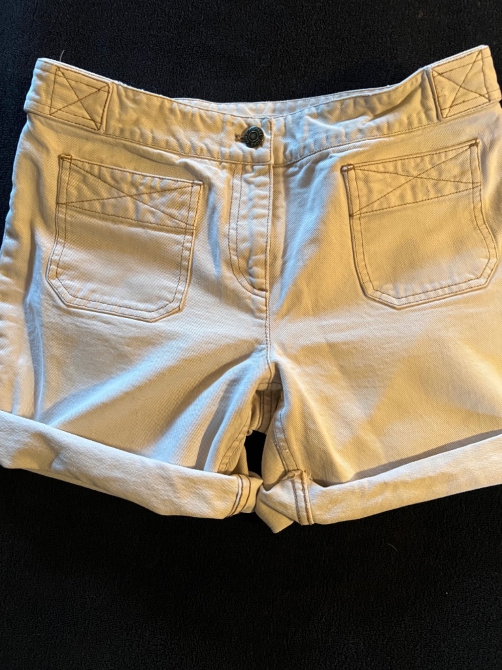 KORS Michael Kors Ivory Cut-Off Shorts - Size 6